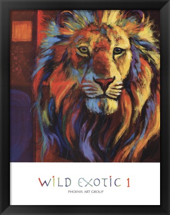 Framed Wild Exotic 1 Print