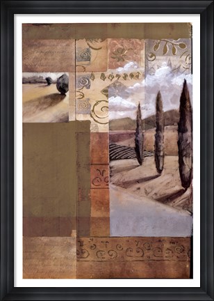 Framed Fleur De Lise IV Print