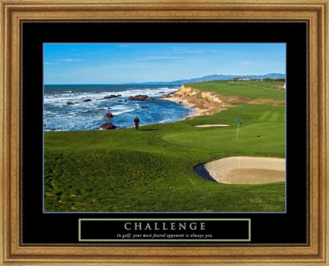 Framed Challenge - Golf Print