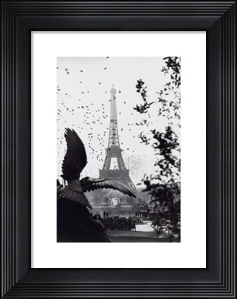 Framed Eiffel Tower Print