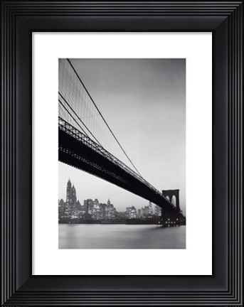 Framed Brooklyn Bridge Print