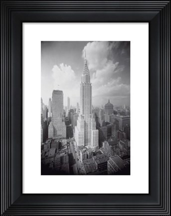 Framed Chrysler Building Print