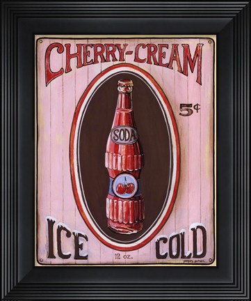 Framed Cherry Cream Print