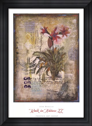 Framed Walk in Nature II Print