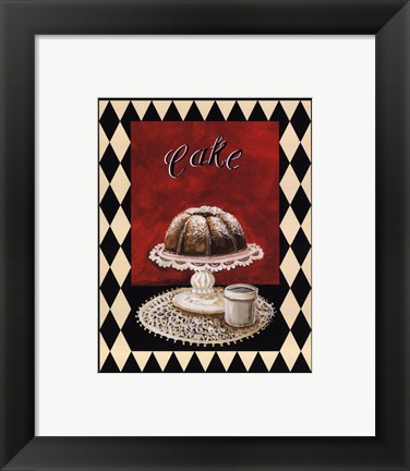 Framed Desserts I Print