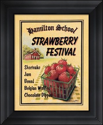 Framed Strawberry Festival Print