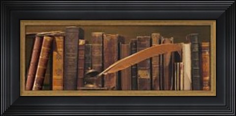 Framed Librairie II Print