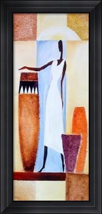 Framed Basket Sellers II Print