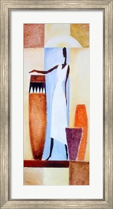 Framed Basket Sellers II Print