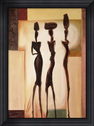 Framed Island Ladies II Print