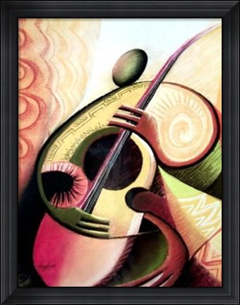 Framed Strings Print