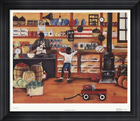 Framed Two Scoops And A Refund Print