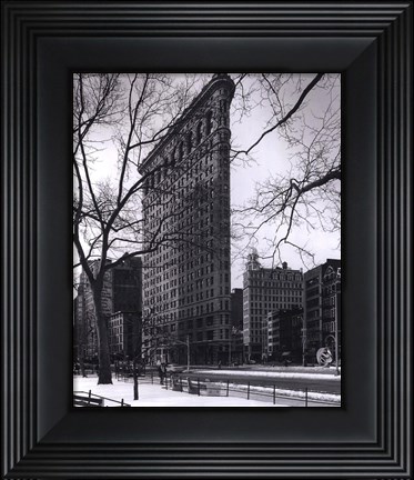 Framed Flat Iron Building Print