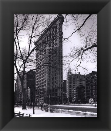 Framed Flat Iron Building Print