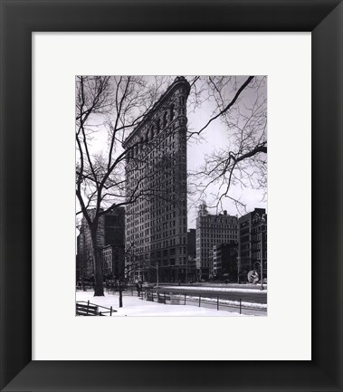 Framed Flat Iron Building Print