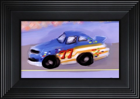 Framed Racecar Print