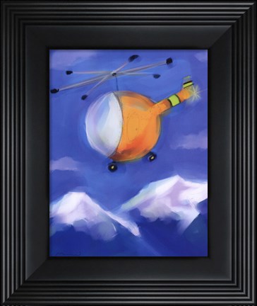 Framed Helicopter Print