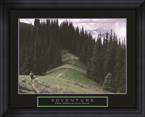 Framed Adventure - Hiker Print