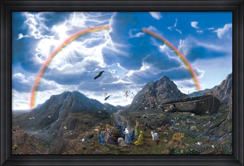 Framed Noah&#39;s Ark: After The Flood Print