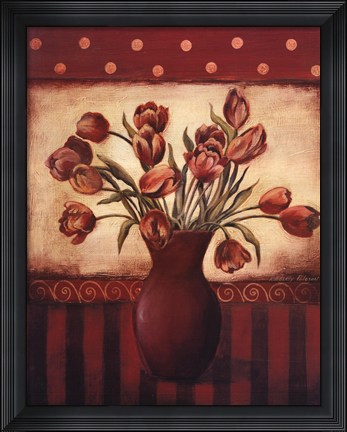 Framed Red Tulips - Grande Print