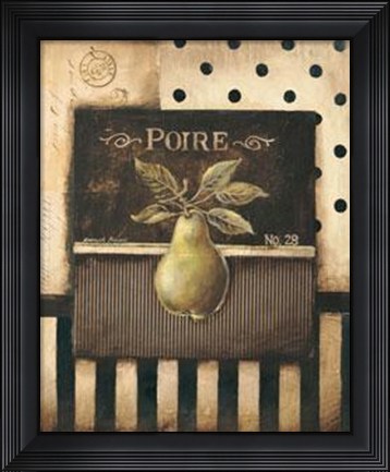 Framed Poire Print