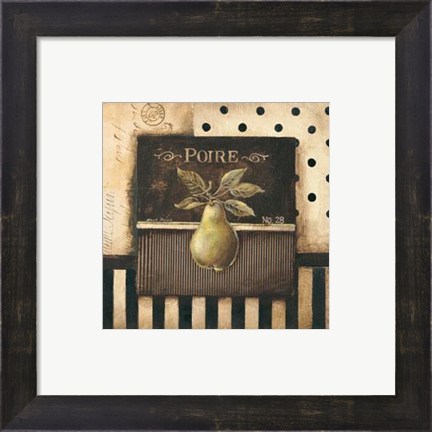 Framed Poire - Square Mini Print