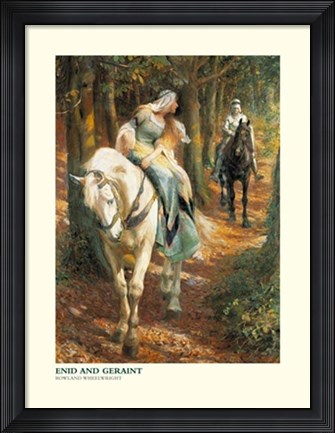 Framed Enid And Geraint Print