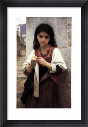 Framed Tricoteuse Print