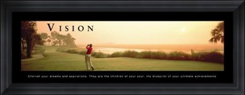 Framed Vision - Golf Print