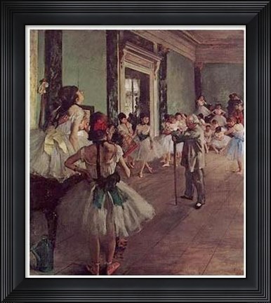 Framed Dancing Class Print