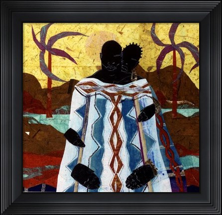 Framed Embrace The Hold Print