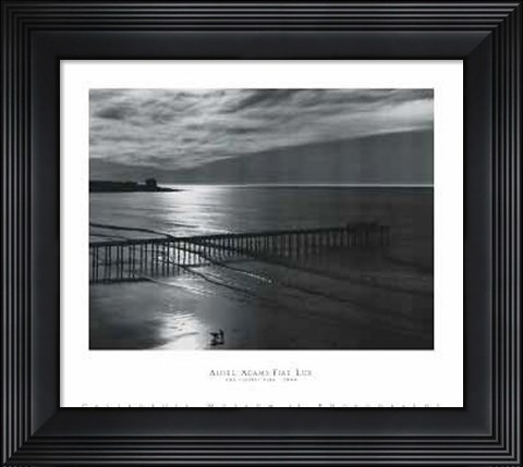 Framed Scripps Pier Print