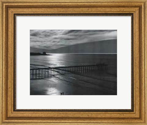 Framed Scripps Pier Print