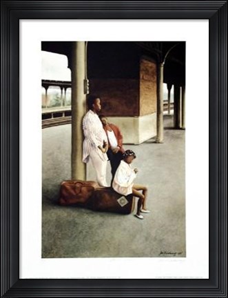 Framed Station Stop Print