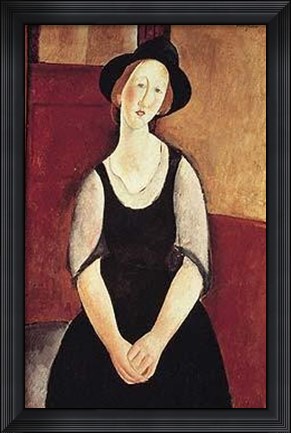 Framed Portrait Of Thora Klinchowstrom Print