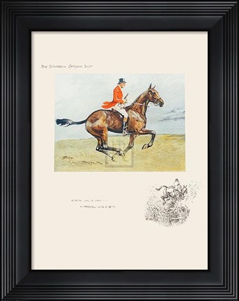 Framed Head Like a Lady Print