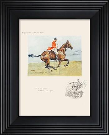 Framed Head Like a Lady Print