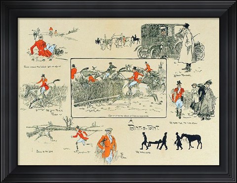 Framed Point-to-Point Print