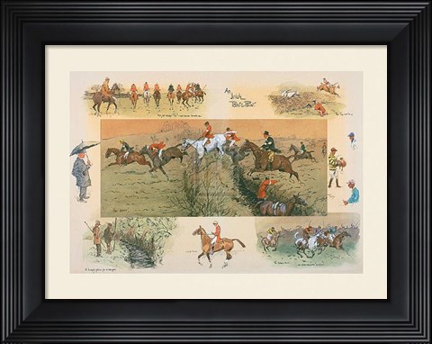 Framed Irish Point to Point Print