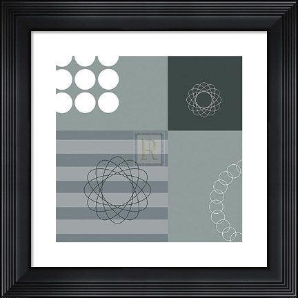 Framed Atom I Print