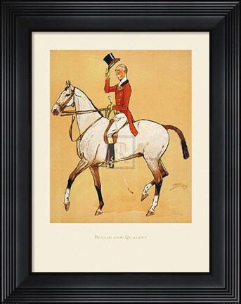 Framed Blood and Quality Print