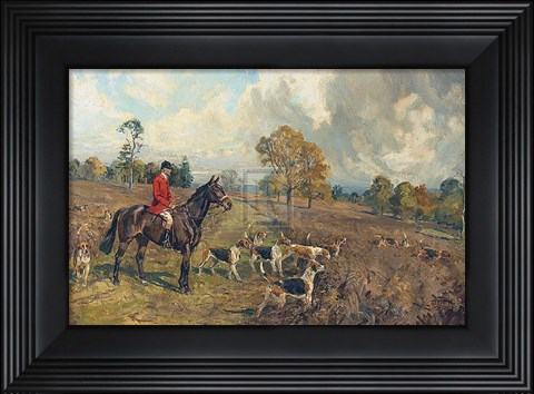 Framed Captain Frank Spicer Mc Print