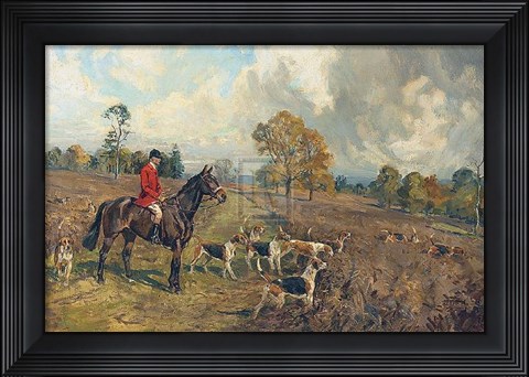 Framed Captain Frank Spicer Mc Print