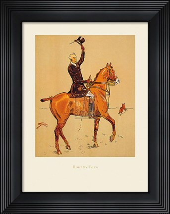 Framed Hogany Tops Print