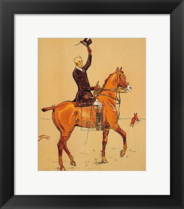 Framed Hogany Tops Print