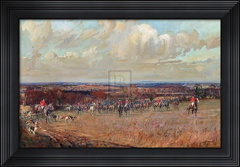 Framed Hunting Print