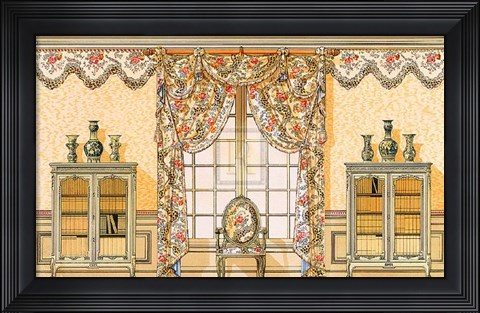 Framed Le Du Barry Print