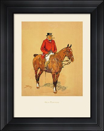 Framed Old Tawney Print