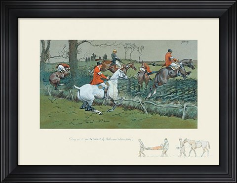 Framed Slap At it Print