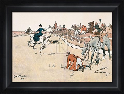 Framed Spot Leads Print